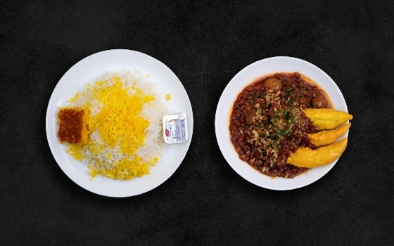 چلوخورشت اناردون با فیله